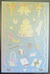 Mrs Grossman Vintage 6×9 inch ‘Wedding’ Sticker Sheet (Retired c-2001)