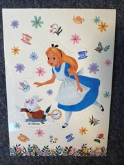 Alice In Wonderland Sticker Decal Scrapbook Crafts Collectible