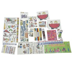 Scapbooking Stickers Karen Foster All My Memories MAMBI Princess Baseball 90s