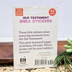 ✟ Little Words Matter Old Testament Bible Stickers 54 Pcs Kids Faith Sticker Set