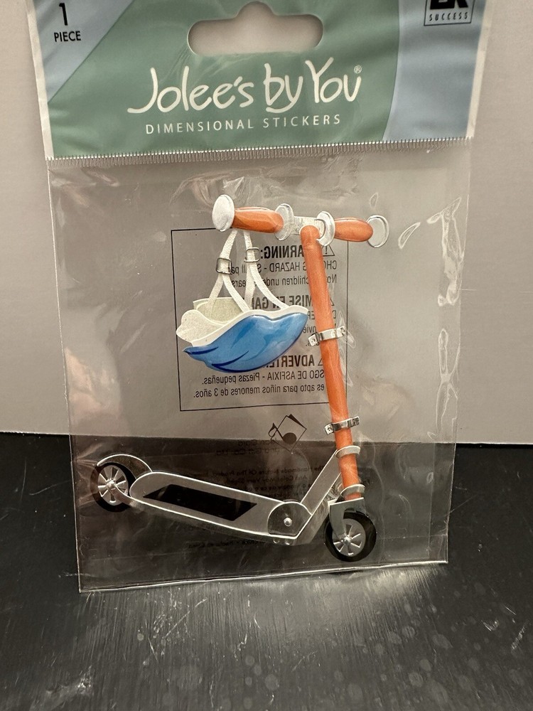 Jolee’s Boutique Scooter Helmet Sticker Scrapbooking