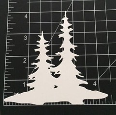 Tim Holtz Die Cuts * Forest Shadows * 6 Sets * White or Green Cardstock