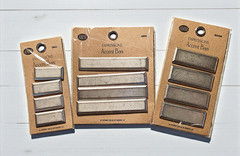 All My Memories Expressions Silver Metal Accent Bars Set – 3 Pack Bundle, Scrapb