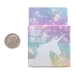 56 Stickers Rainbows Unicorns Themed Box Scrapbooking Card Making Paper Crafts