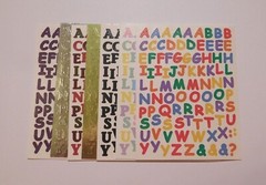 Creative Memories Stickers Sheets ~ABC 123 Alphabet~ You Choose~ Brand New