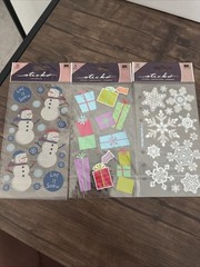 Sticko Christmas Stickers | 3 Pack | New In Pack | 38 Stickers Total