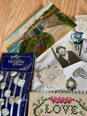 Junk Journal Craft Supplies Most Vintage Photos Trim Ribbon Ephemera Button Plus