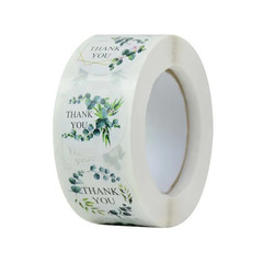 500pcs/1 Roll Stickers Thank You Self-Adhesive Sealing For Gift Box Envelope NEW