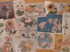 30+ Pieces Floral Vintage Ephemera, Flowers, Botanical Junk Journal, Collage