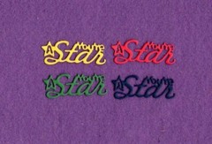 SPORTs YOU’RE A STAR die cuts school cards scrapbook