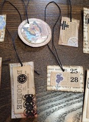Lot 10 Junk Journal Tags Text Tickets Vintage Ephemera Crafts Cards Scrapbook