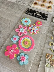 Sticker Lot – Flowers Scrapbooking 3D Stickers – Floral Spring Sunflower #108