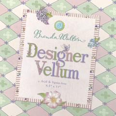 Brenda Walton Florals Scrapbook Stickers Lot – K&Co – Retired – 8 pc Kit