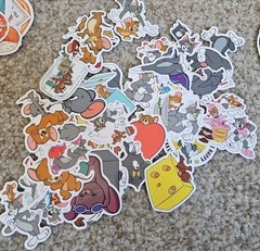 175 Piece Mixed Lot SPECIAL Themed And Designed Hydro Stickers *Read Description