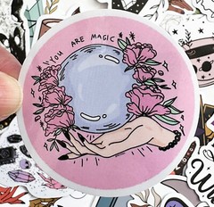 WITCH SPIRITUAL Stickers, 50pcs, Witchy, magic, potion, magic ball decal cute