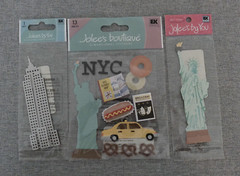 NEW Lot of 3 Jolee’s Boutique New York City NYC Empire State Scrapbook Stickers