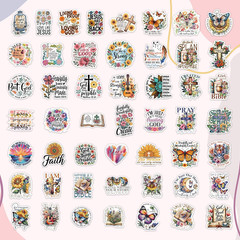100Pcs Christian Stickers – Bible Verse & Jesus Quotes | Faith Stickers for S…