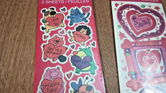 Vtg Valentine Stickers New Sealed Forget Me Not American Greeting 3 packs
