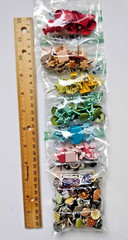 Lot Of 262 Paper Brads Mix Colors/Sizes/Shapes 4 Scrapbooking Cards DIY Crafts