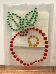 Rhinestone Apple Sticker By Michaels jewel gem embellishment bling