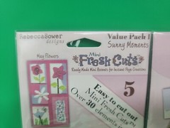 Rebecca Sower Mini FRESH CUTS Cut-Out Embellishments EK 4 Packs Of 5 Sheets Lot