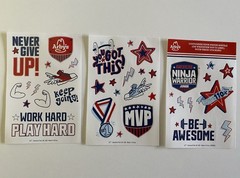 2021 Arby’s American Ninja Warrior Junior Stickers