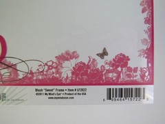 Lost & Found 2 – Blush “Sweet” Frame LF2022 – My Mind’s Eye 2011 Scrapbooking