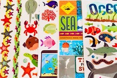 Ocean Nautical Sea Ocean Water Themes Marine Life Animals Beach Summer Stickers