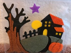 4 Packs Felt Stickers 4 Crafts, School, Parties Ghost, Spider – Halloween #65