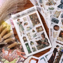 Auguro Reading Scrapbooking Stickers 400 PreCut Washi Stickers & 20 Scrapbook…