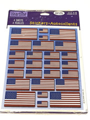 Hallmark Heartline American Flag Stickers Patriotic Independence Day July 4 NEW