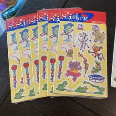 Vintage Assorted Stickers Lot Gibson American Greetings 31 New Packs – Sealed