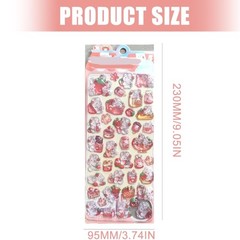 4Pcs Waterproof Silicone Stickers for Phone Case Decorative Accessories