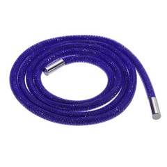 6mm x 120cm Rhinestone Rope Crystal Rope Black Mesh Dark Blue Diamond