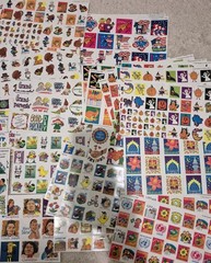 Vintage Lot of 1999-2003 Highlights for Children Holiday Stickers 80 Full Pages