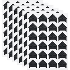 Picture Corner Sticker Frame Mount Self Adhesive Photo Album Book Black