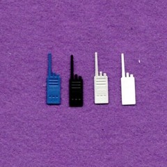 POLICE # 3 RADIO die cuts scrapbook cards