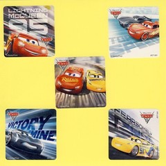 30 Disney Cars Assorted Large Stickers – Party Favors – Lightning McQueen