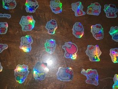 Hello Kitty Glitter Stickers – Cute Kawaii Japan Animation Shiny Anime