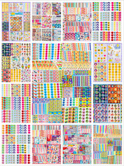 Fun 869+ STICKER Lot GIRLY Planner Themes & American HALLMARK Kid Girls Teens