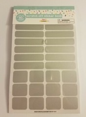 NEW Horizon Group USA Scratch Off Sticker Book 80+ Stickers Ages 3+