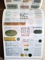 50 Pgs Vintage Series Washi Stickerbook 450+Stick 20 Pgs EPH Papers