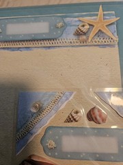 Paper Reflections scrapbook almost finished pages SEASIDE 50 pieces