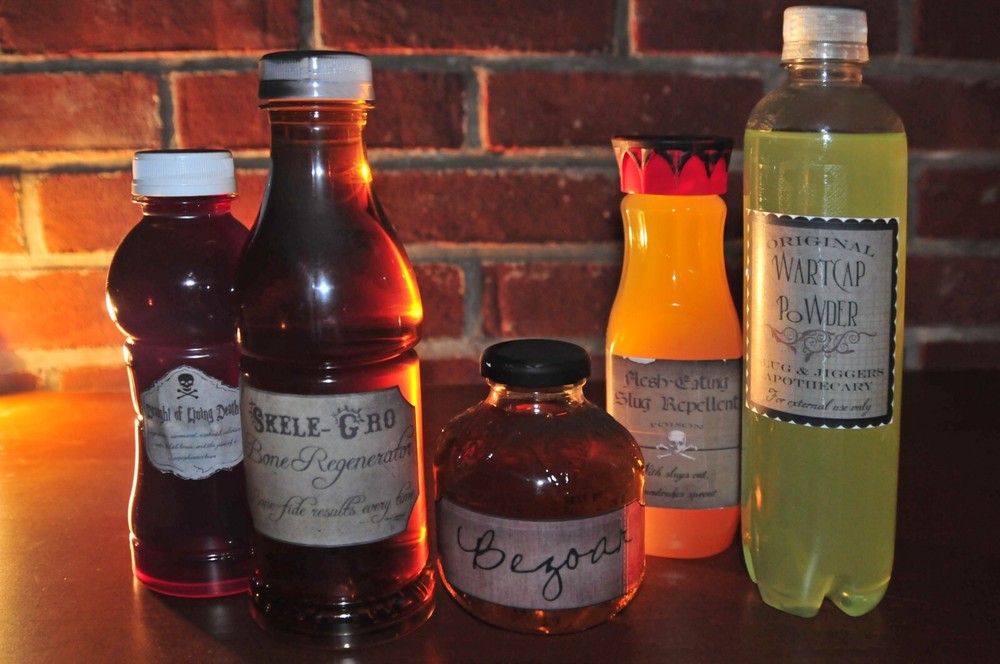 12 Harry Potter Magic Potions Bottle Labels Party Crafts – STICKER LABELS ONLY