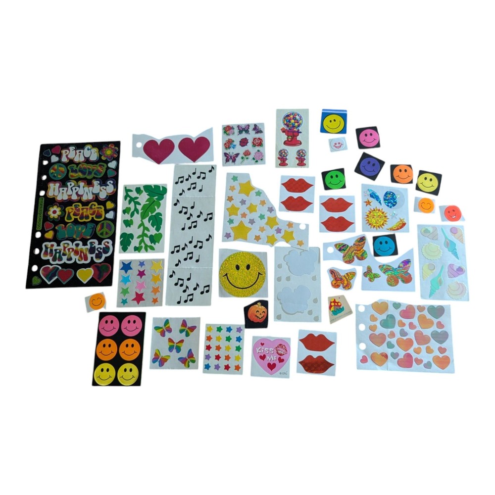 Lot of Loose Stickers Sandylion Mrs Grossman’s Stickopotamus 1990s Y2K B
