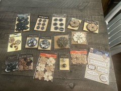 Large Lot Bundle Spare Parts By Paper Studio Scrapbooking Supplies + More New!