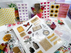 Junk Journal kit Complete With Notebook 200+ Piece