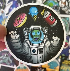 50pcs NASA stickers, Astronaut, Space, spaceship, FREE Shipping*