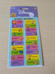 Stickers Disney Winnie The Pooh Reward Stickers 2 Sheets Sealed NIP Sandylion