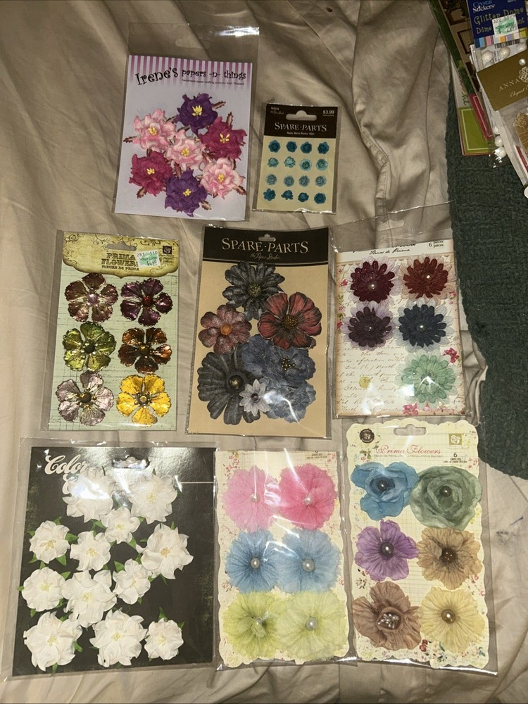Lot Of 8 Packs Various Flowers